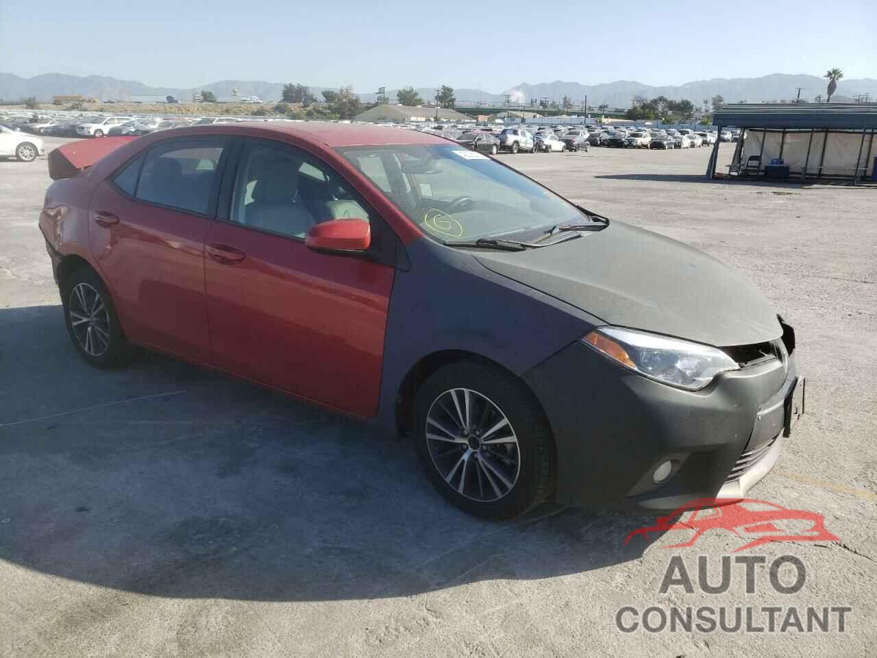TOYOTA COROLLA 2016 - 5YFBURHE8GP419747