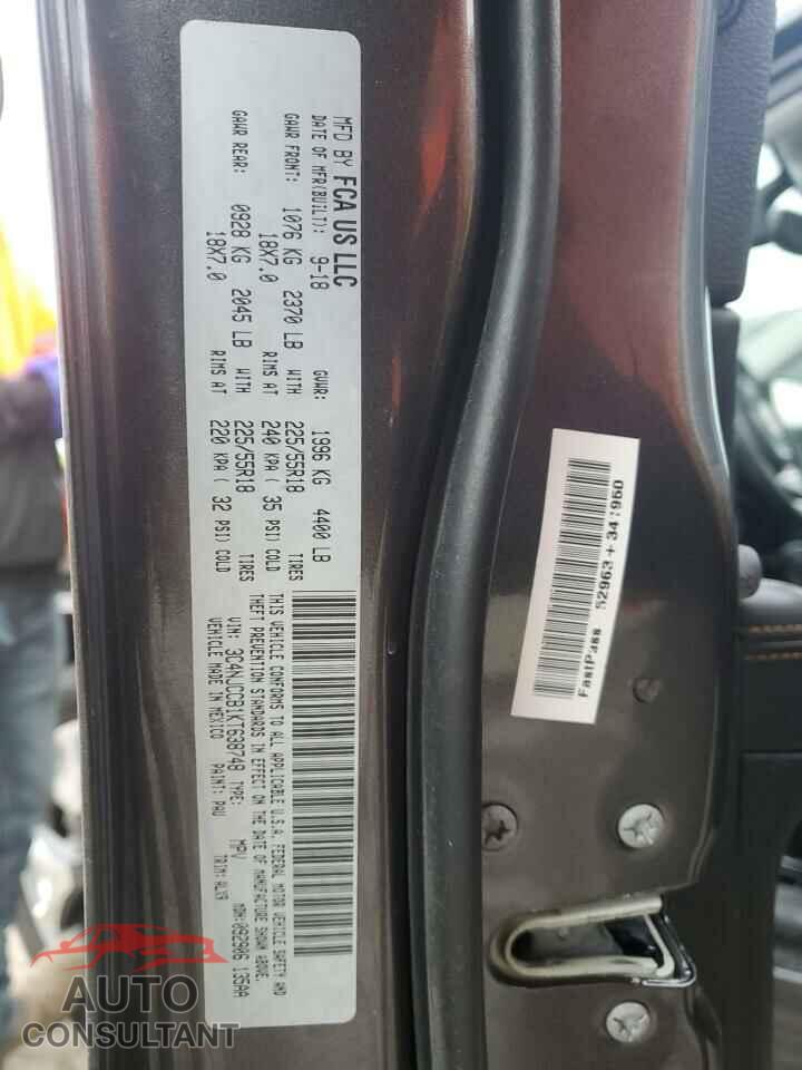 JEEP COMPASS 2019 - 3C4NJCCB1KT638748