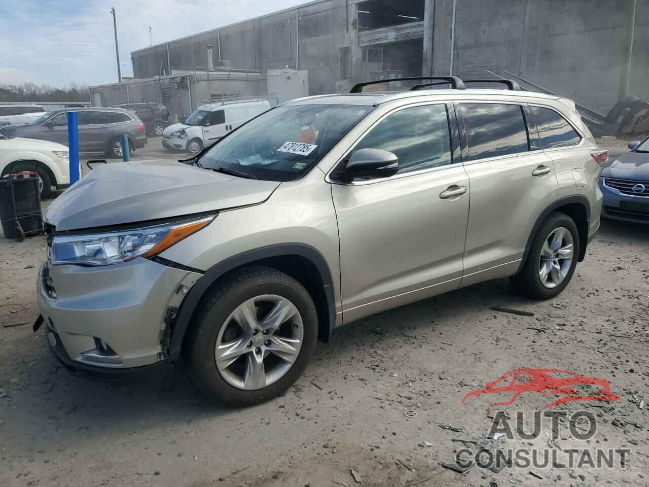 TOYOTA HIGHLANDER 2015 - 5TDDKRFH8FS157732