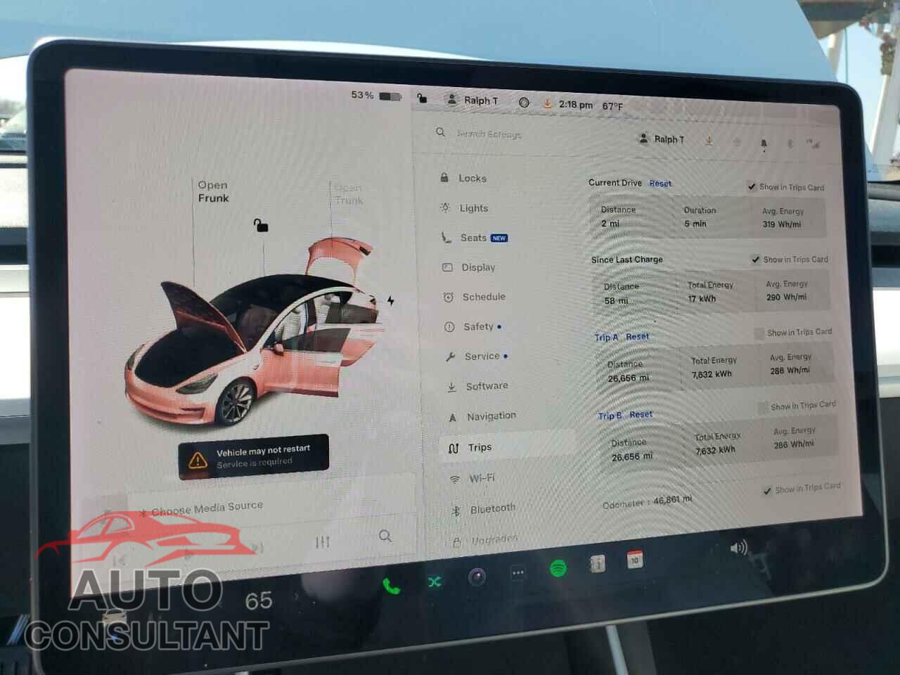 TESLA MODEL 3 2020 - 5YJ3E1EB4LF736038
