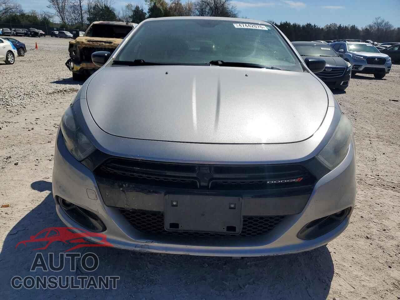 DODGE DART 2015 - 1C3CDFBB8FD224500