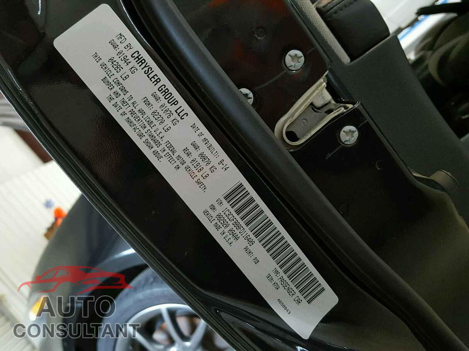 DODGE DART 2015 - 1C3CDFBB8FD116409