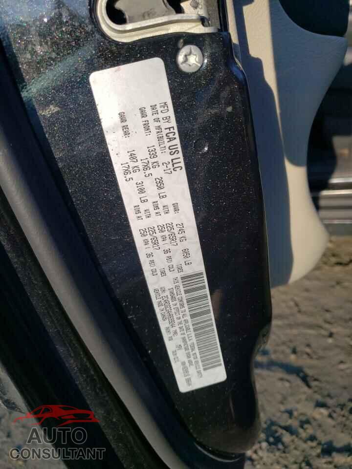 DODGE CARAVAN 2017 - 2C4RDGCG4HR699244