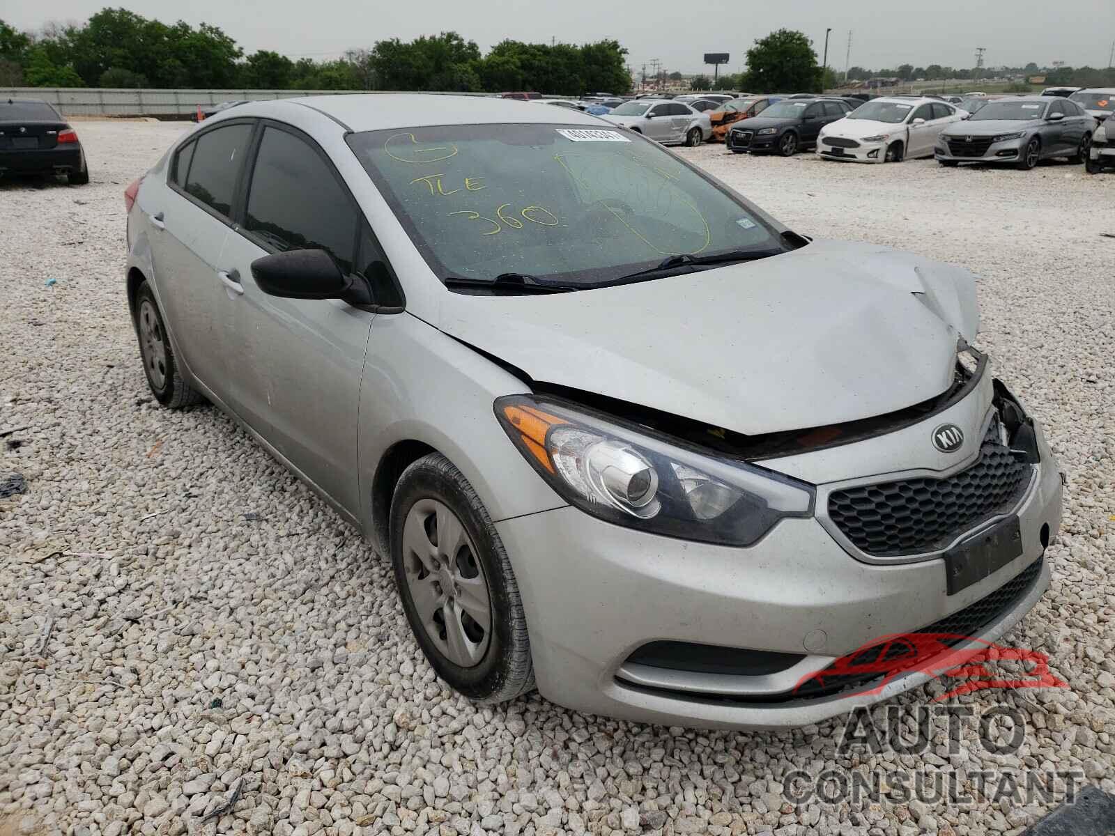 KIA FORTE 2016 - KNAFK4A63G5607955