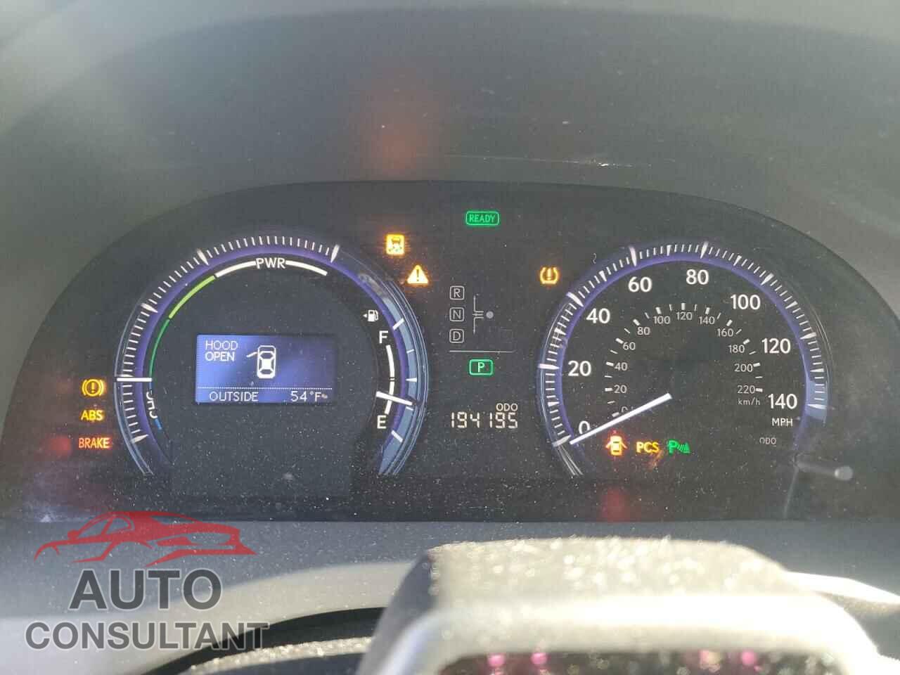 LEXUS HS 2010 - JTHBB1BA5A2012552