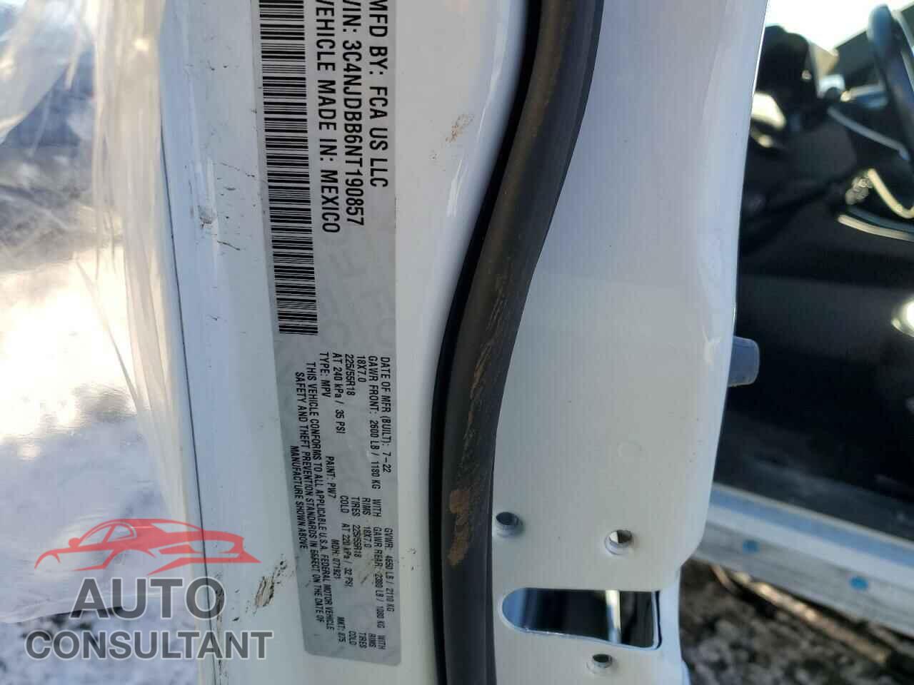 JEEP COMPASS 2022 - 3C4NJDBB6NT190857