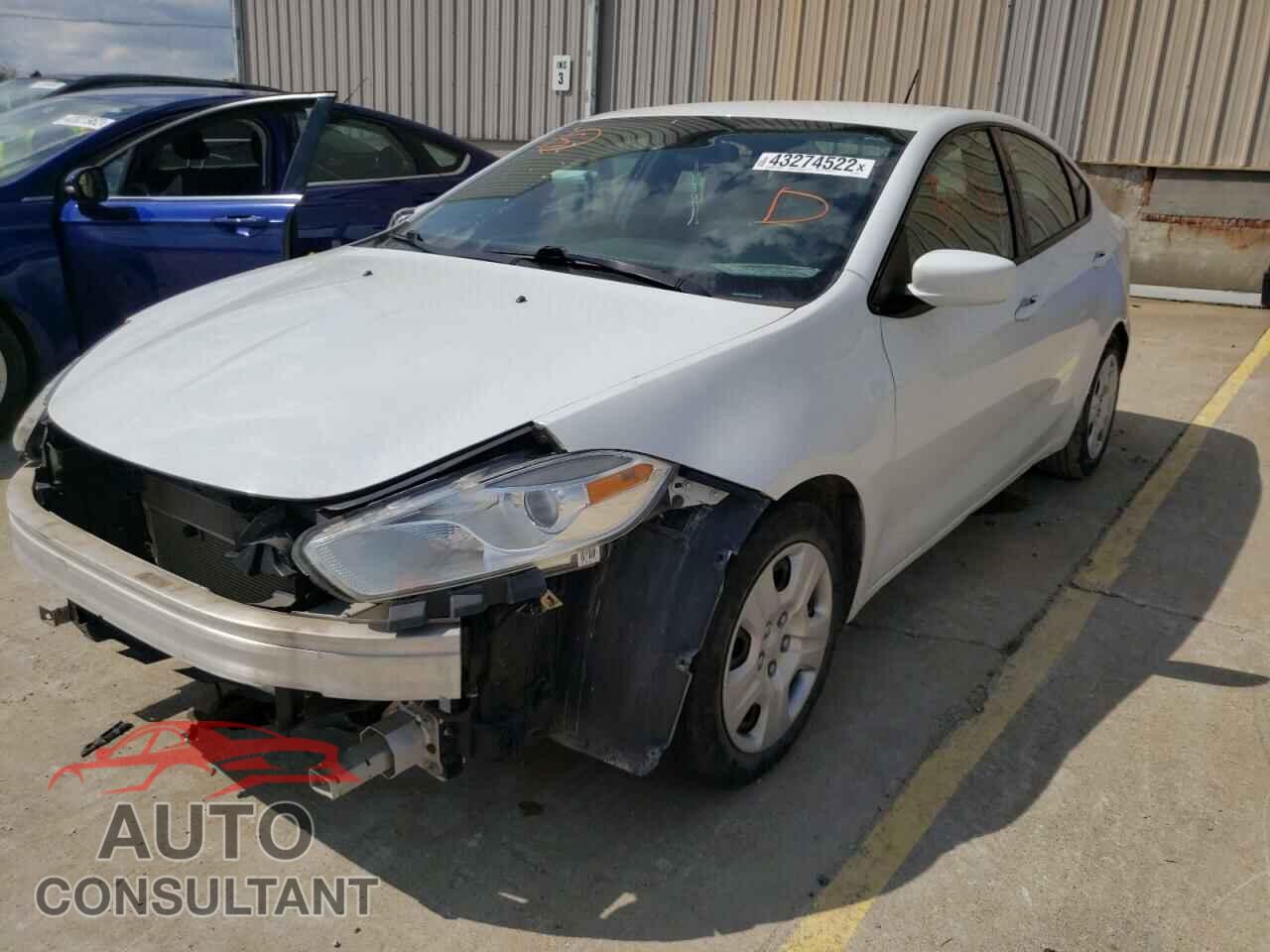 DODGE DART 2016 - 1C3CDFAA4GD570988