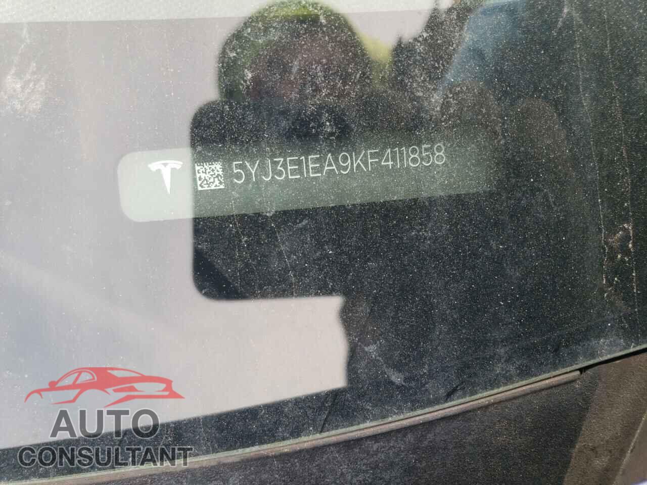 TESLA MODEL 3 2019 - 5YJ3E1EA9KF411858
