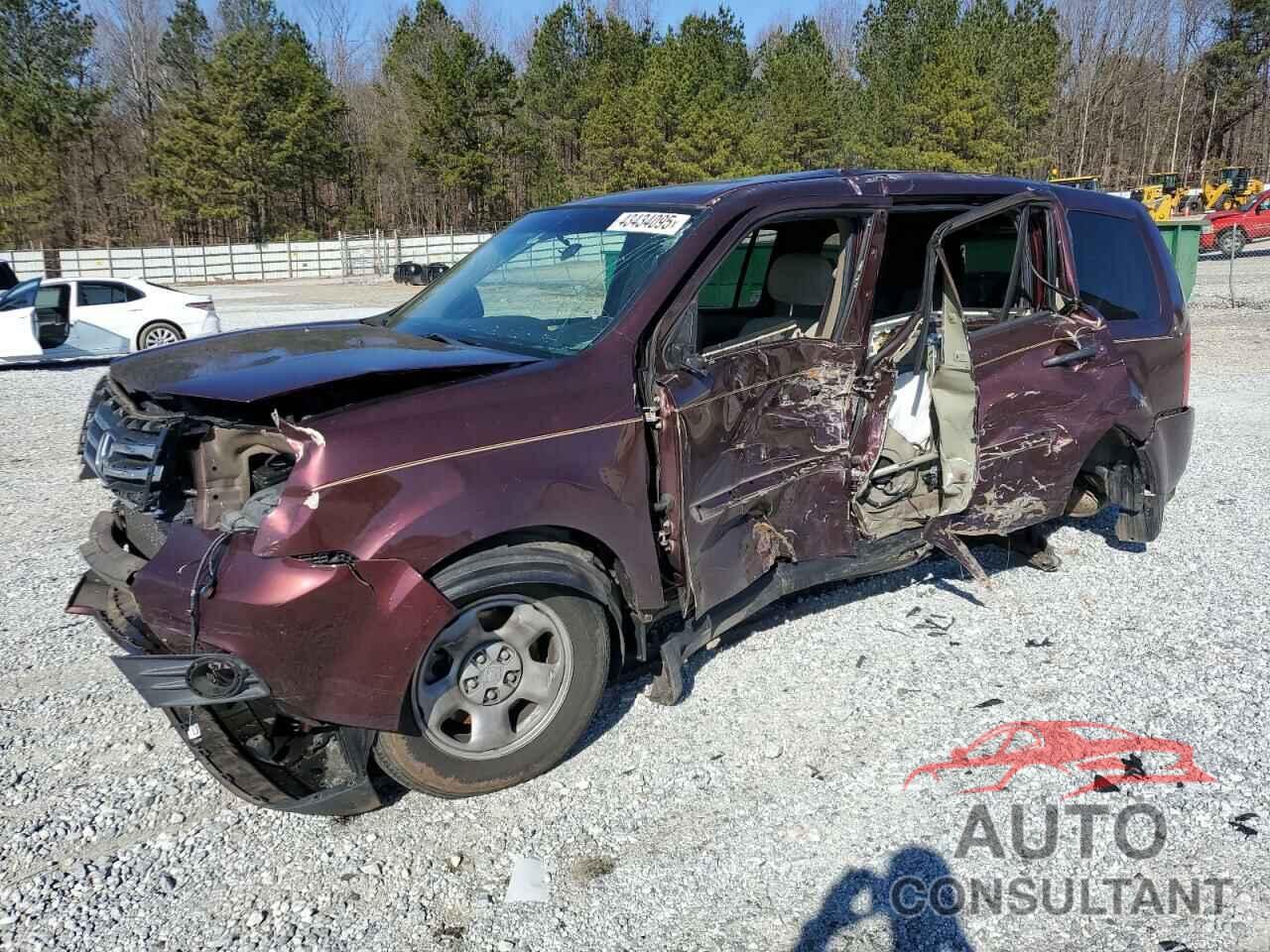 HONDA PILOT 2012 - 5FNYF3H29CB037210