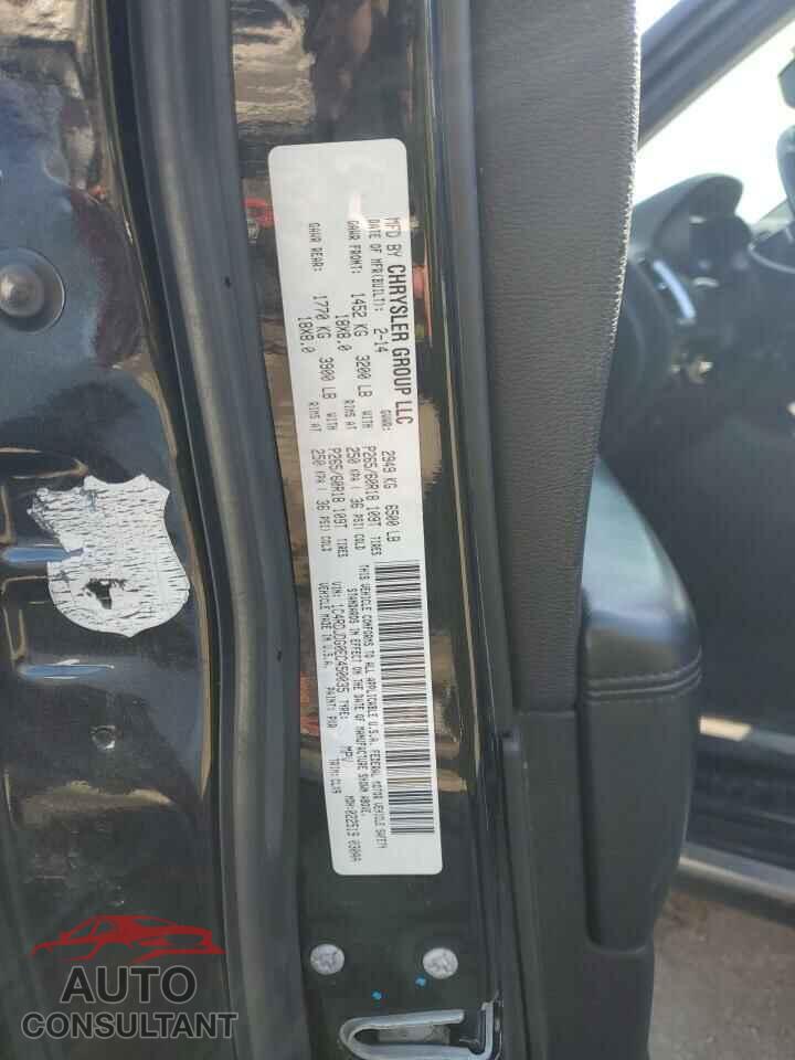 DODGE DURANGO 2014 - 1C4RDJDG0EC450035