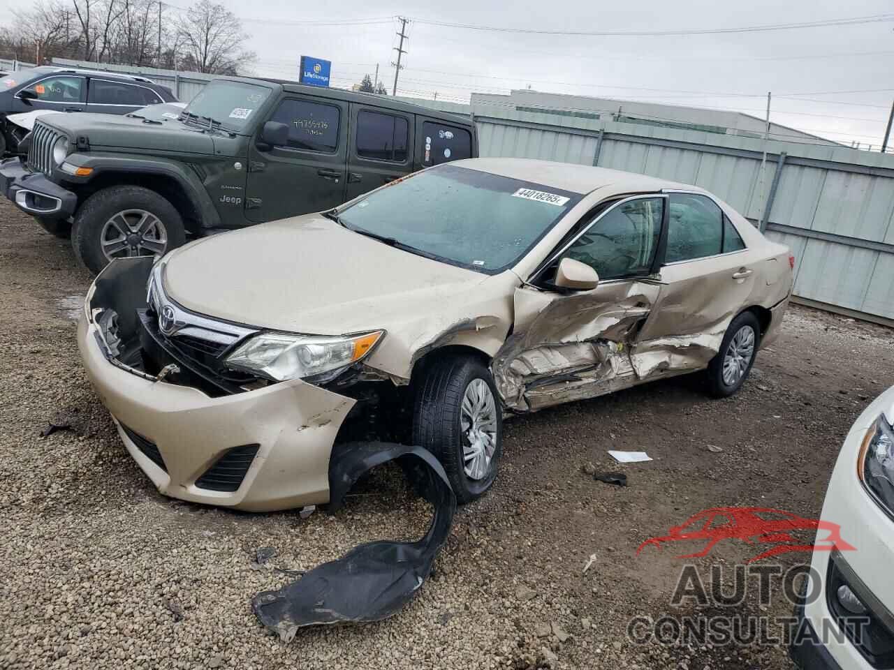 TOYOTA CAMRY 2012 - 4T4BF1FK2CR234824