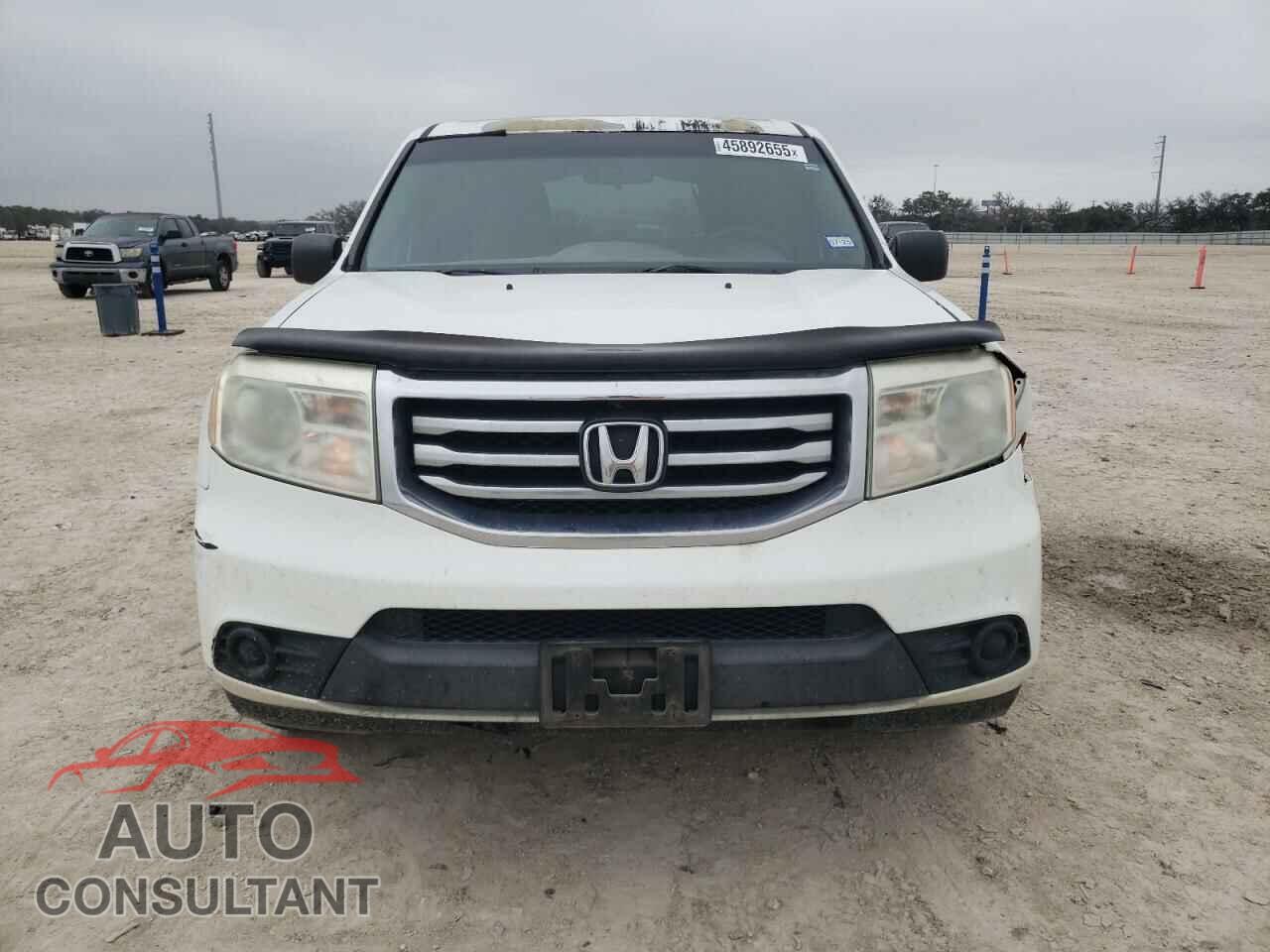 HONDA PILOT 2013 - 5FNYF4H20DB074895