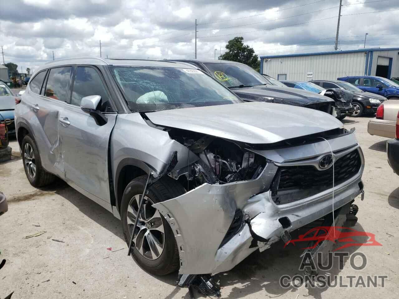 TOYOTA HIGHLANDER 2021 - 5TDGZRAH1MS057453