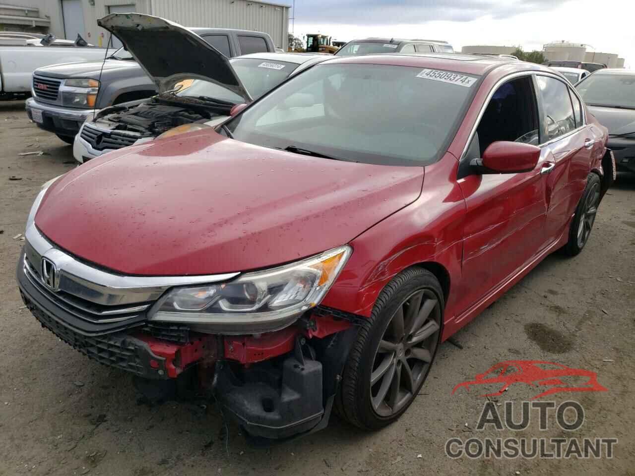HONDA ACCORD 2017 - 1HGCR2F12HA260793