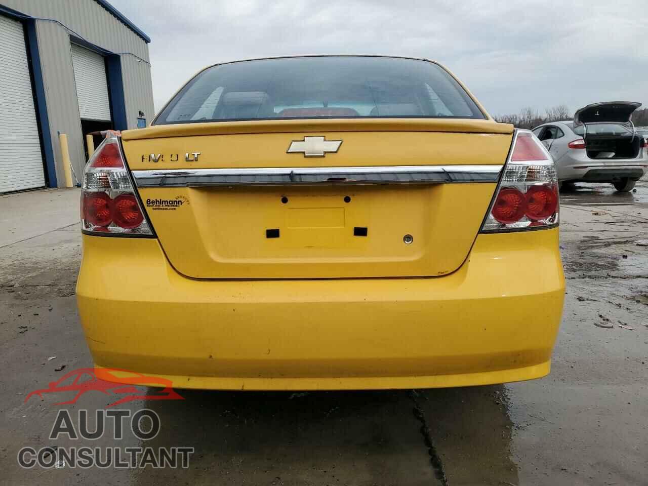 CHEVROLET AVEO 2011 - KL1TD5DE2BB148816