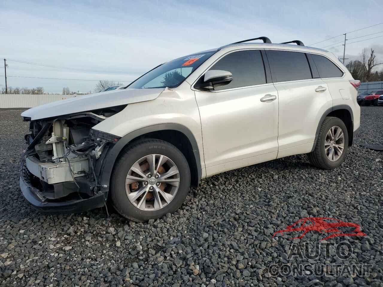 TOYOTA HIGHLANDER 2014 - 5TDJKRFH2ES058289