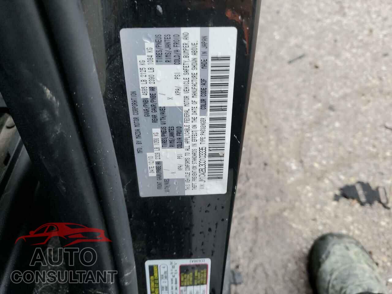 MAZDA 5 2012 - JM1CW2BL3C0103335