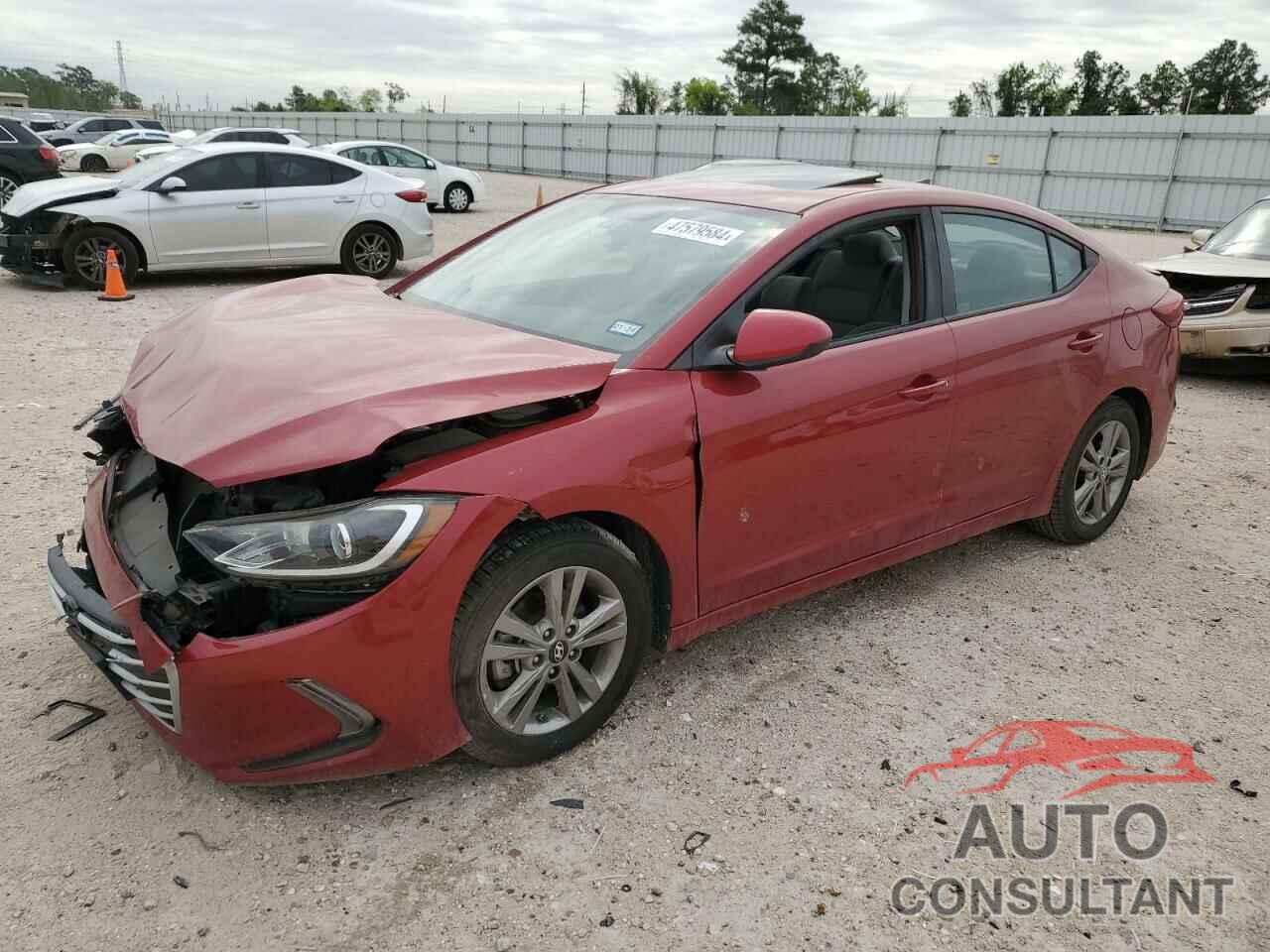 HYUNDAI ELANTRA 2018 - KMHD84LF1JU527617