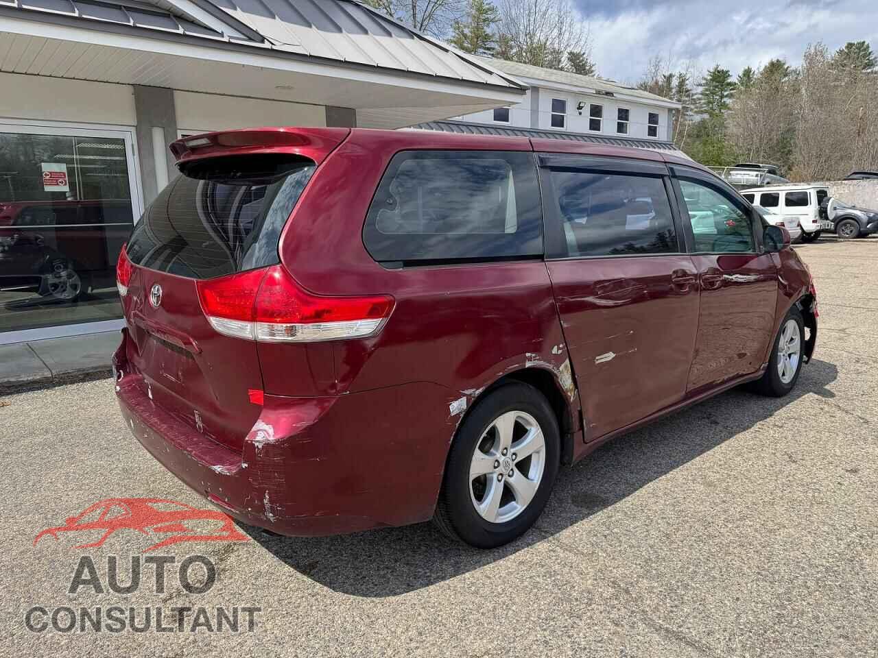 TOYOTA SIENNA 2012 - 5TDZK3DC2CS206784