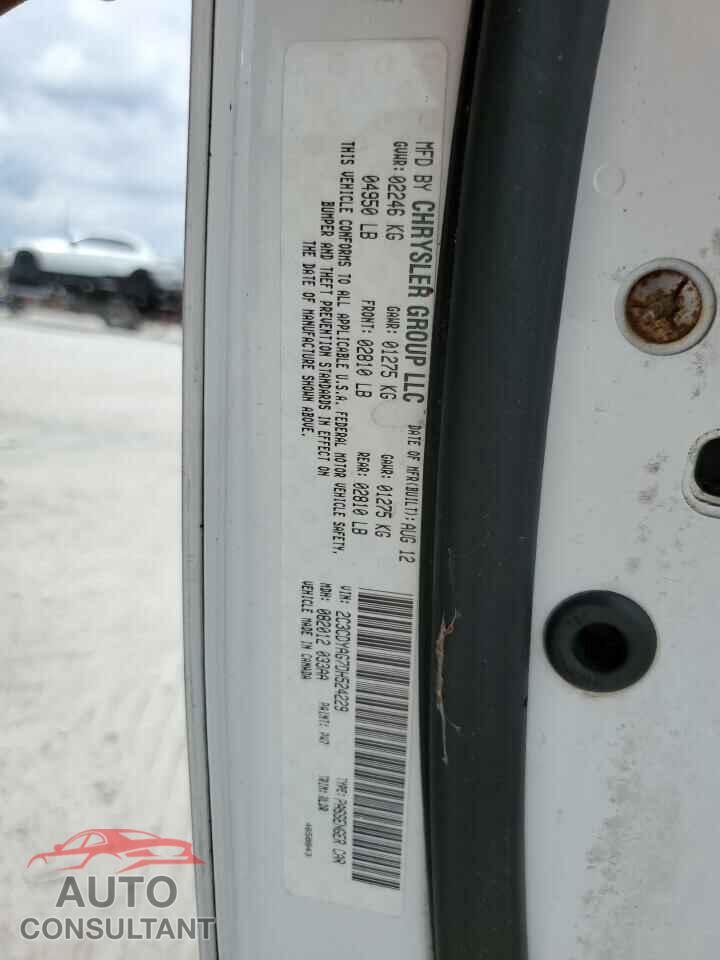 DODGE CHALLENGER 2013 - 2C3CDYAG7DH524229
