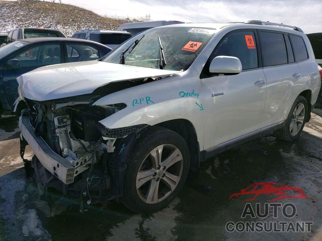 TOYOTA HIGHLANDER 2012 - 5TDDK3EH9CS129254