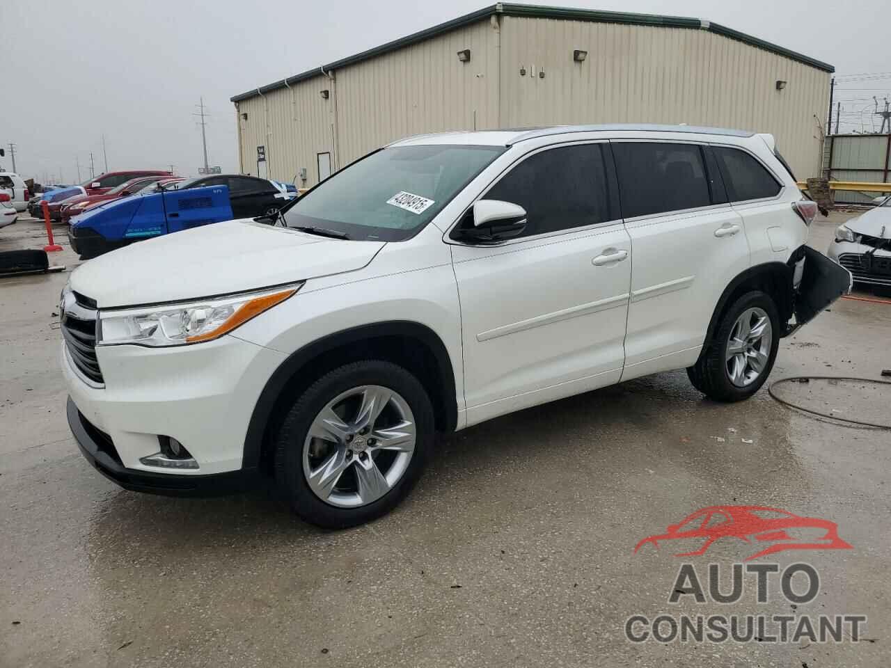 TOYOTA HIGHLANDER 2015 - 5TDYKRFH1FS099075