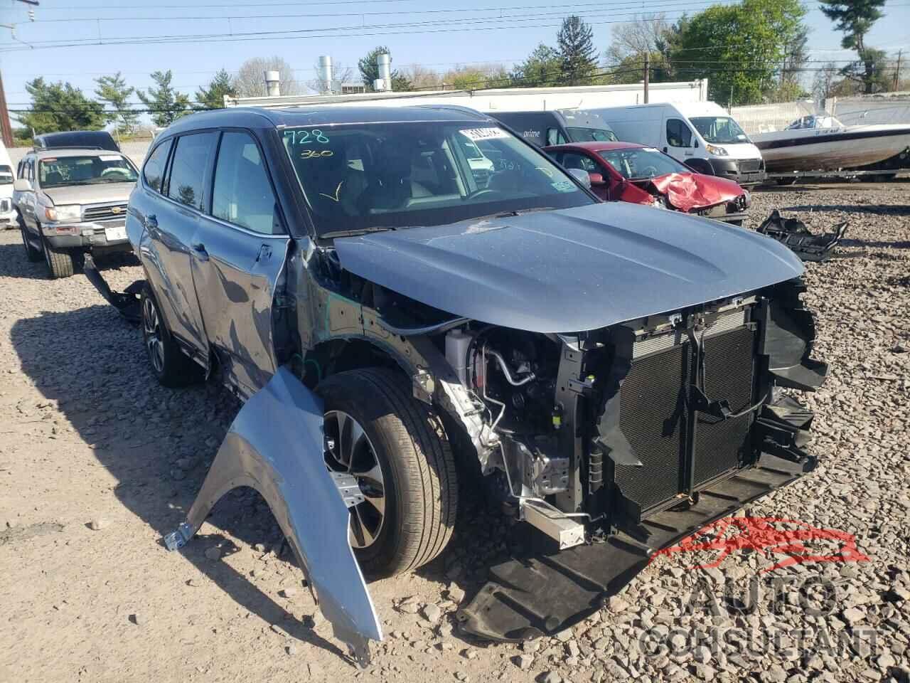 TOYOTA HIGHLANDER 2021 - 5TDHZRBHXMS068728