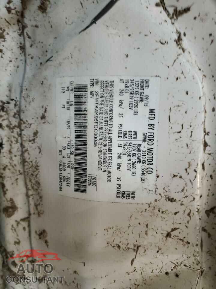 FORD EDGE 2015 - 2FMTK4K95FBC00045