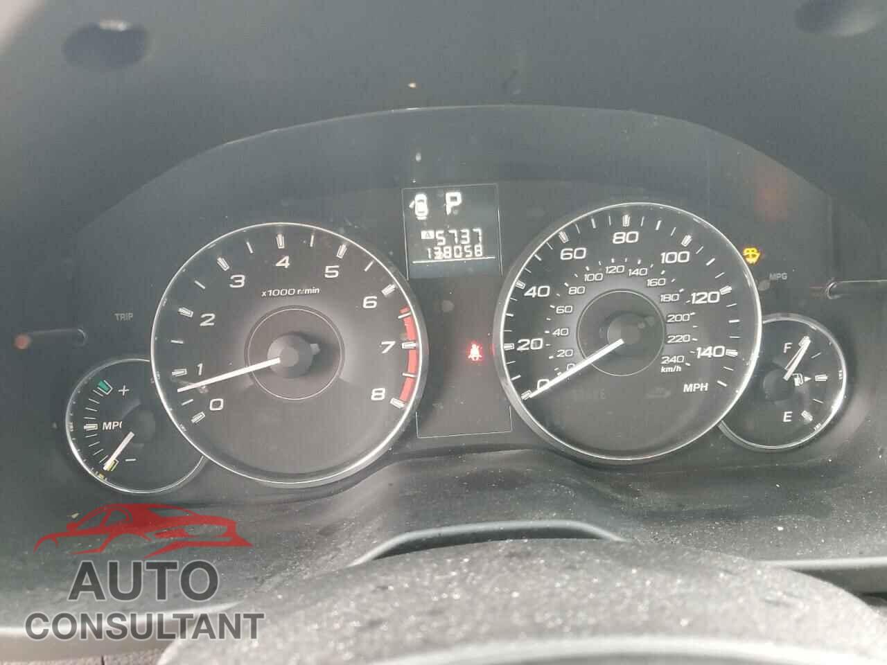 SUBARU OUTBACK 2012 - 4S4BRCLC7C3281816