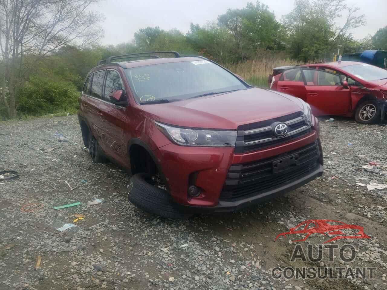 TOYOTA HIGHLANDER 2019 - 5TDJZRFH4KS626825