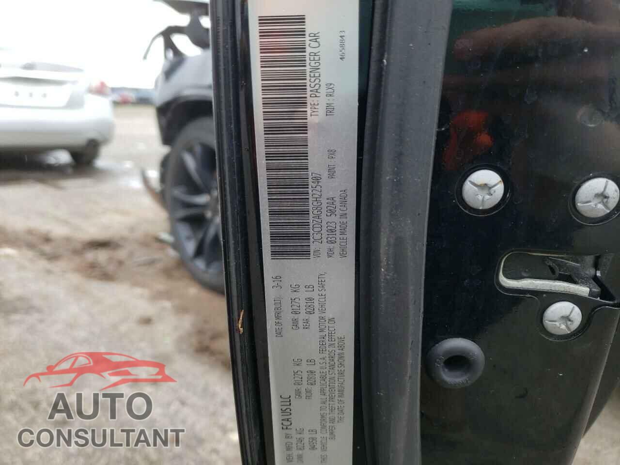 DODGE CHALLENGER 2016 - 2C3CDZAG8GH225407