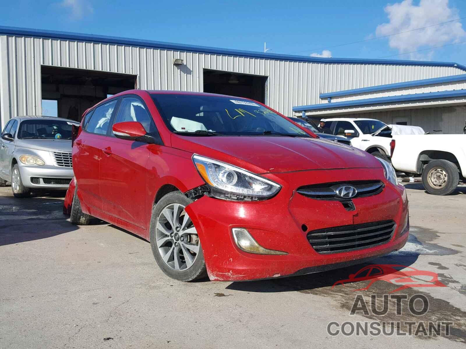HYUNDAI ACCENT 2015 - KMHCU5AE4FU212406