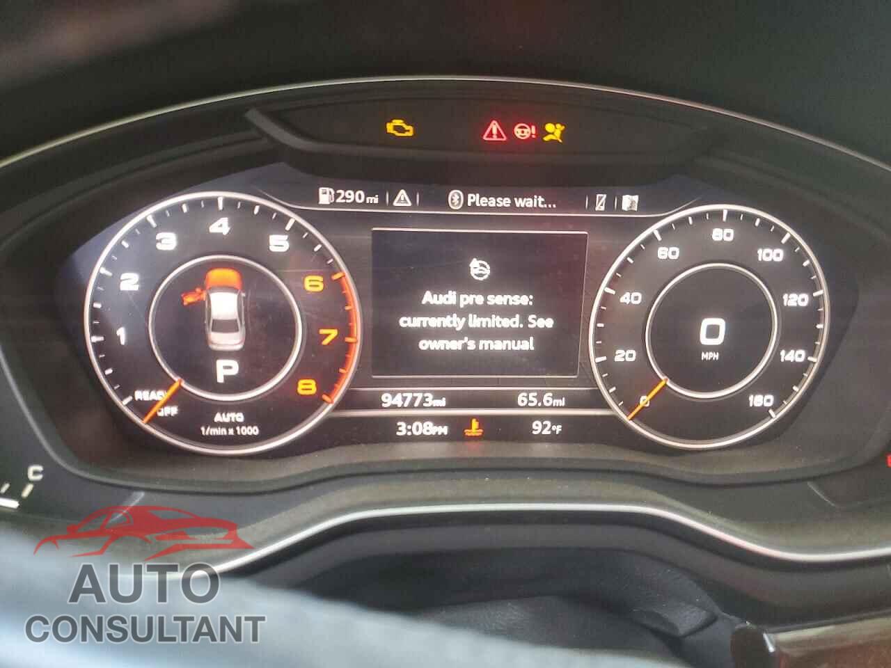AUDI A4 2019 - WAUHMAF41KA020114