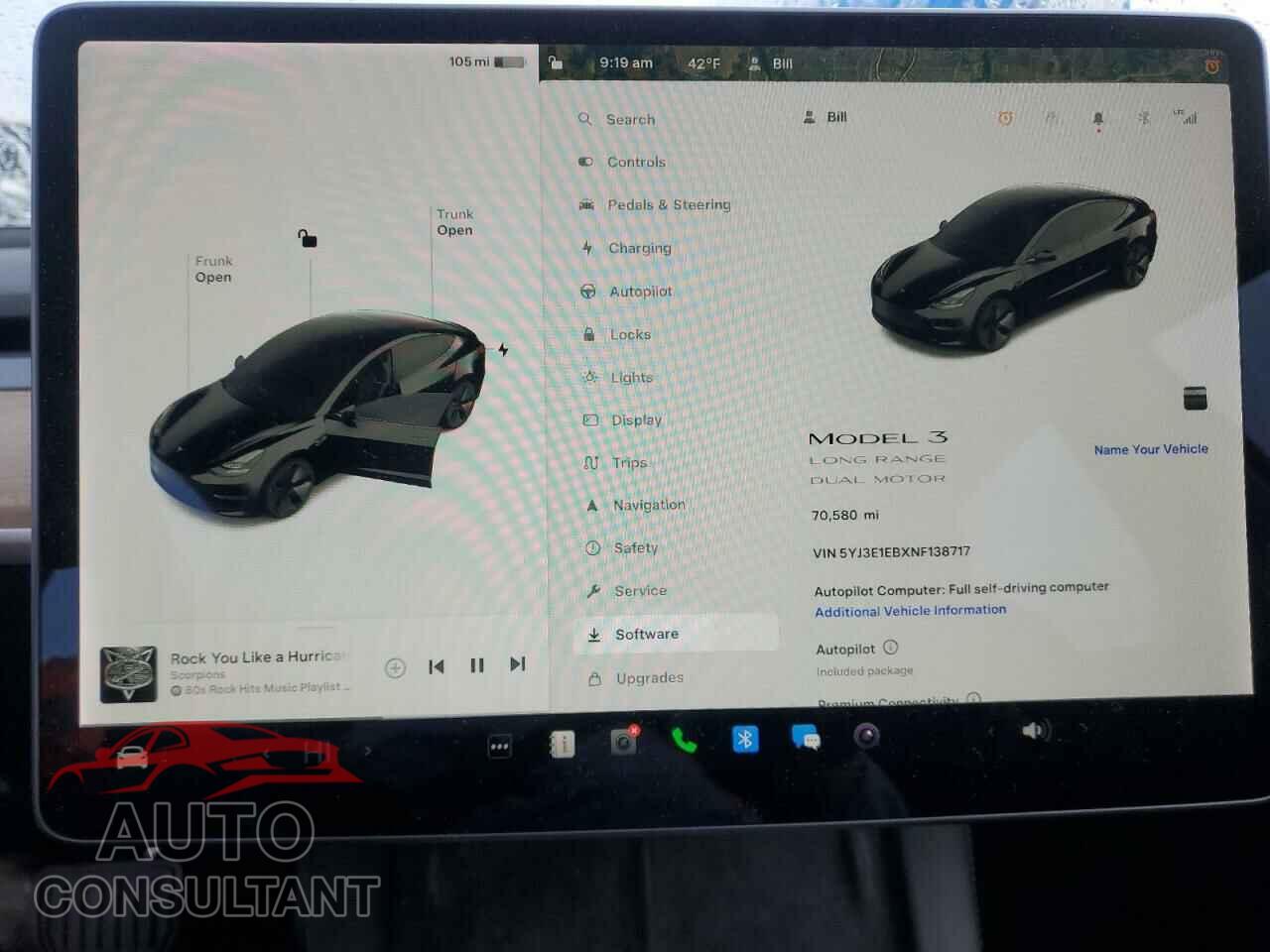 TESLA MODEL 3 2022 - 5YJ3E1EBXNF138717