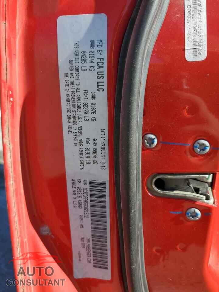 DODGE DART 2016 - 1C3CDFFA5GD821512
