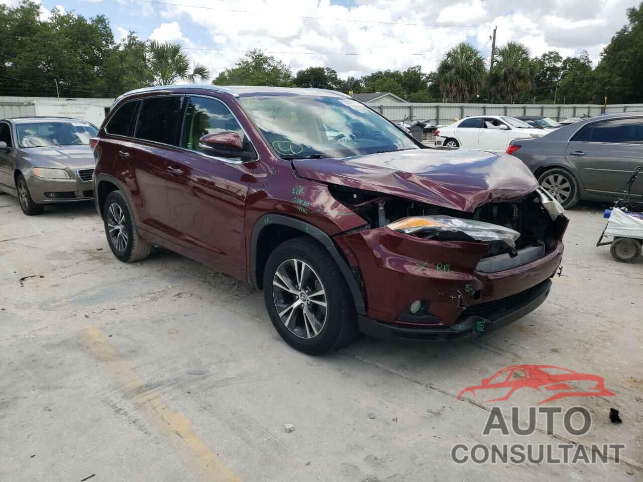 TOYOTA HIGHLANDER 2016 - 5TDKKRFH5GS171838