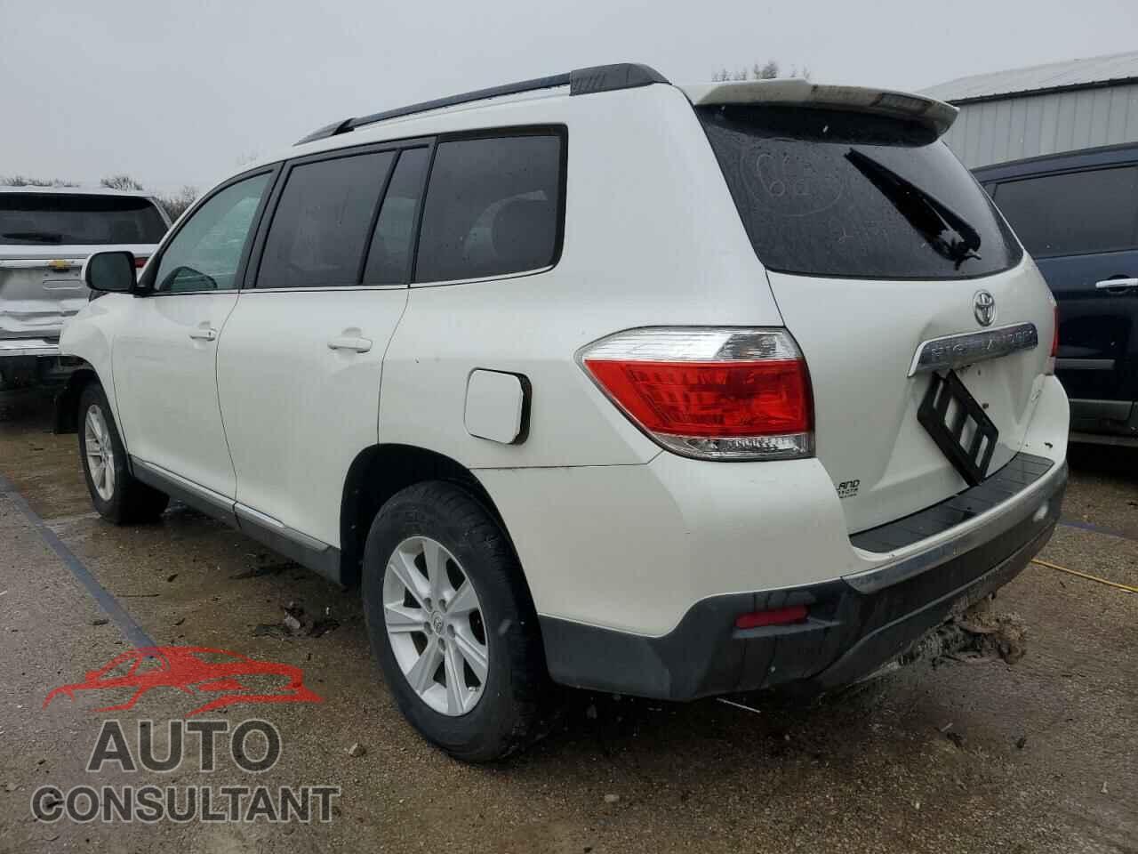 TOYOTA HIGHLANDER 2012 - 5TDBK3EH2CS161339