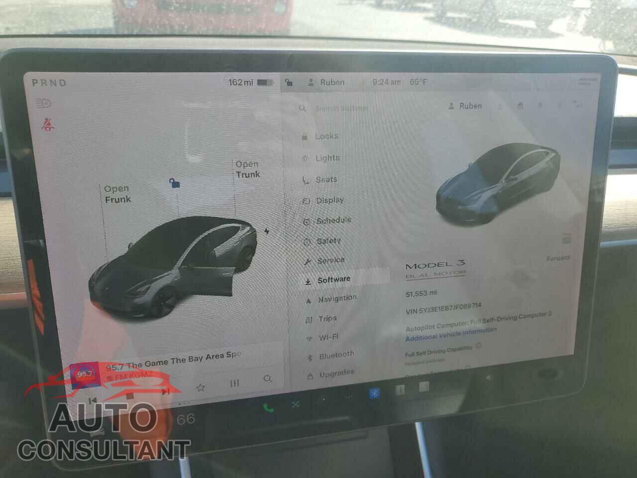 TESLA MODEL 3 2018 - 5YJ3E1EB7JF089714
