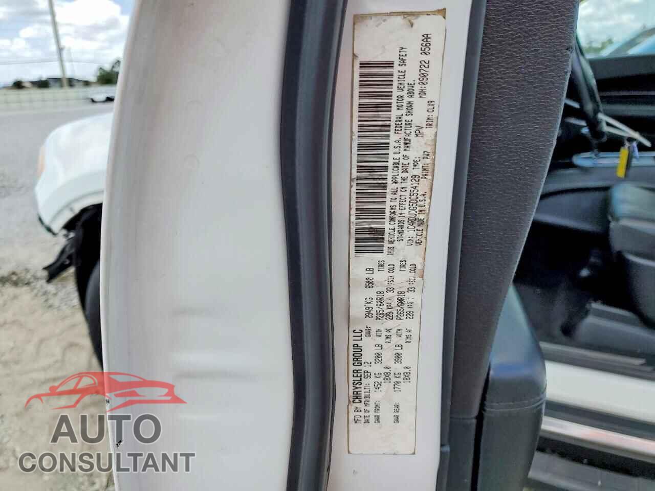 DODGE DURANGO 2013 - 1C4RDJDG5DC554129
