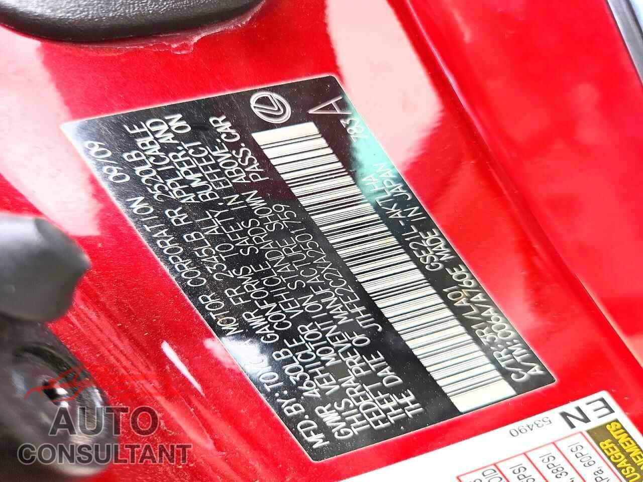 LEXUS IS 2010 - JTHFE2C2XA2501759
