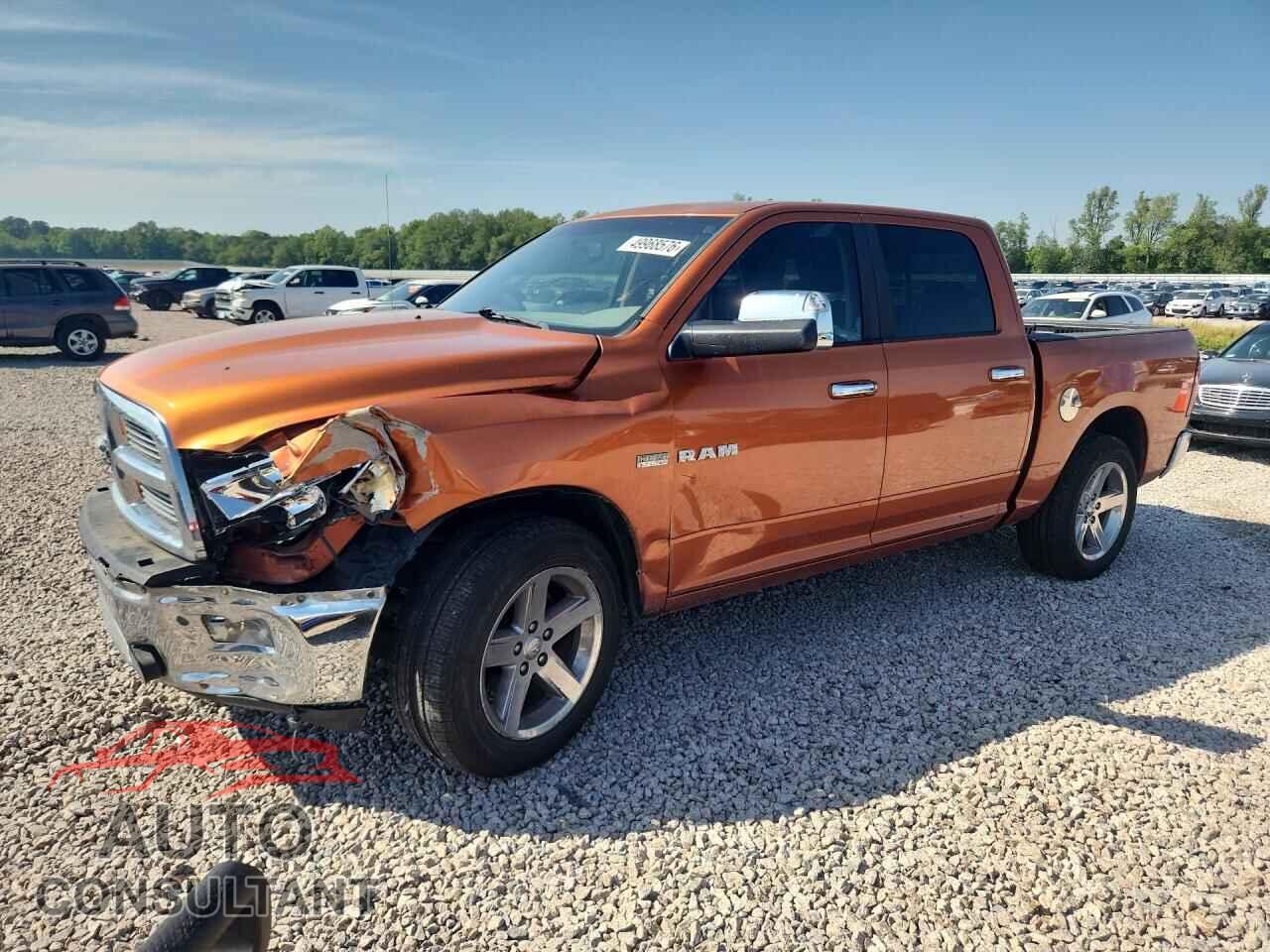 DODGE RAM 1500 2010 - 1D7RB1CT1AS166360