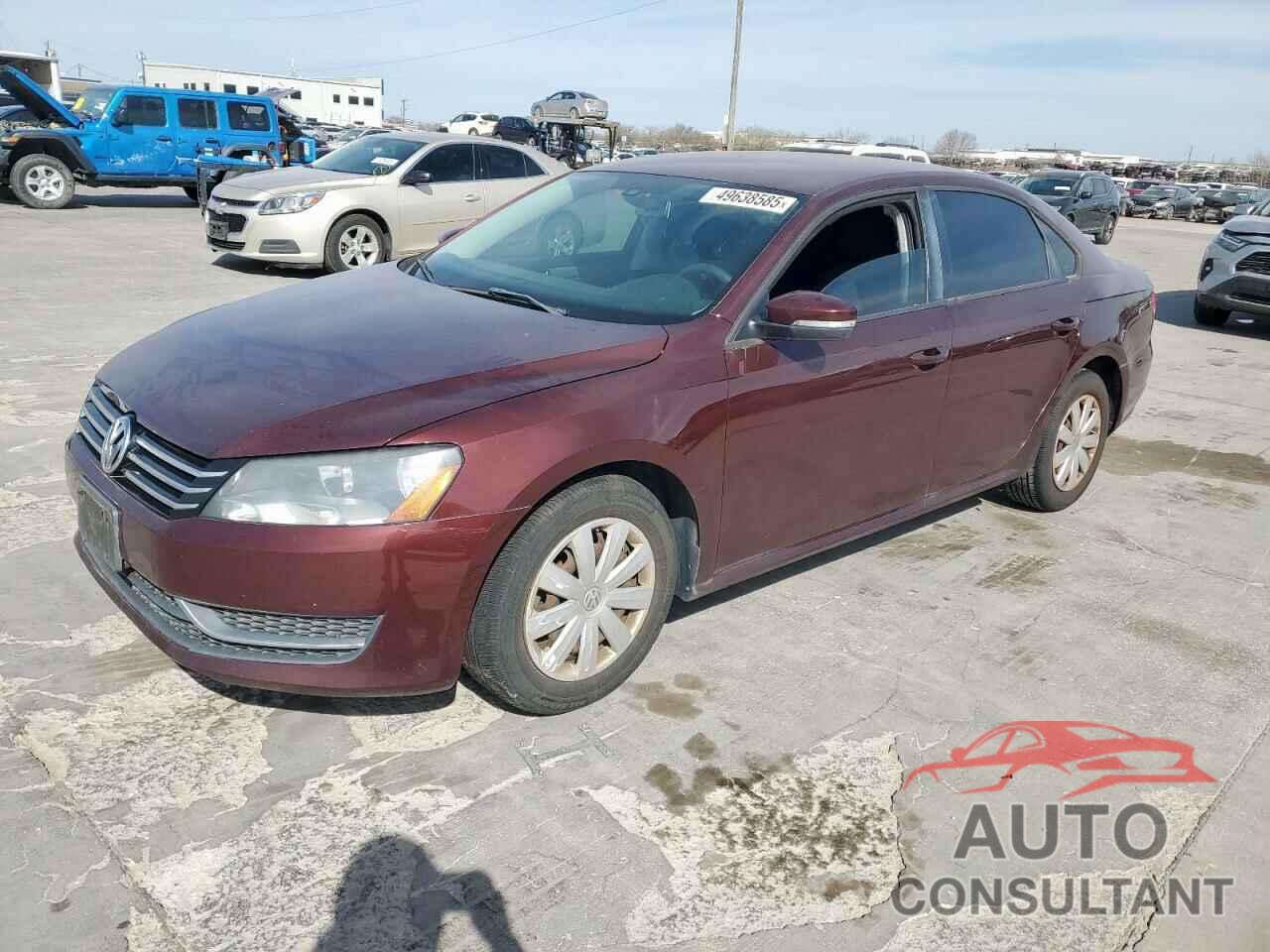 VOLKSWAGEN PASSAT 2012 - 1VWAP7A3XCC064970