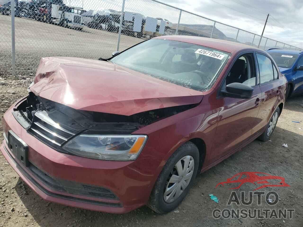 VOLKSWAGEN JETTA 2016 - 3VW267AJ6GM237216