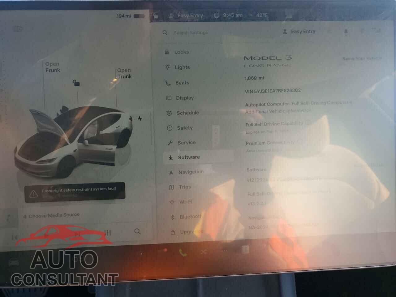 TESLA MODEL 3 2024 - 5YJ3E1EA7RF826302