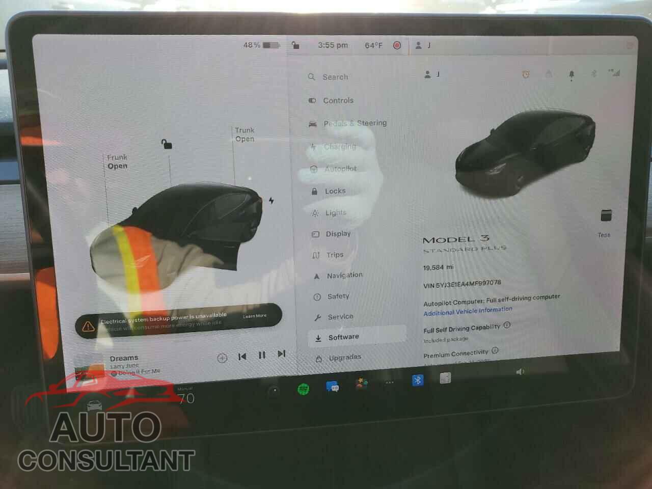 TESLA MODEL 3 2021 - 5YJ3E1EA4MF997078