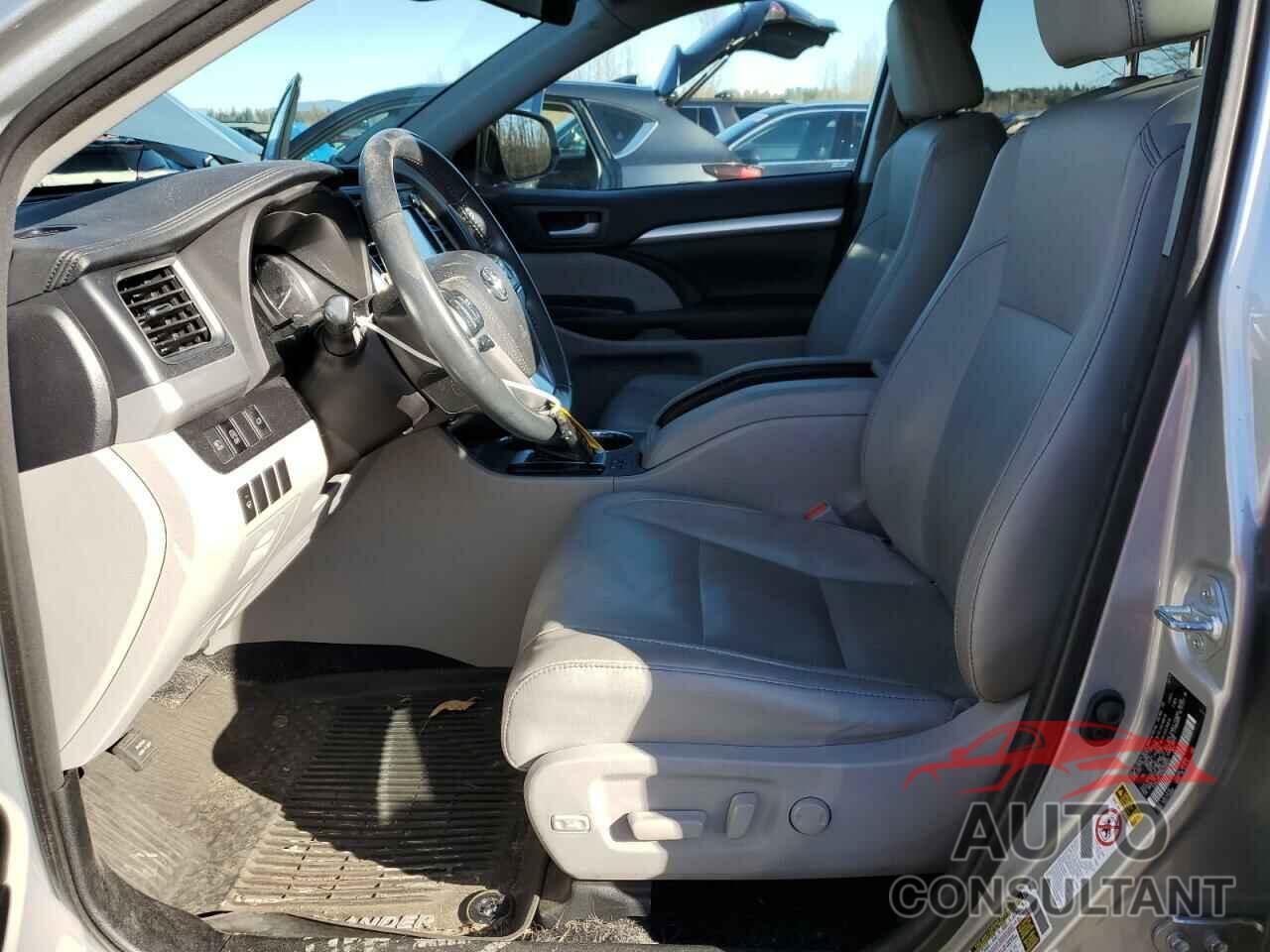 TOYOTA HIGHLANDER 2017 - 5TDJZRFH2HS390653