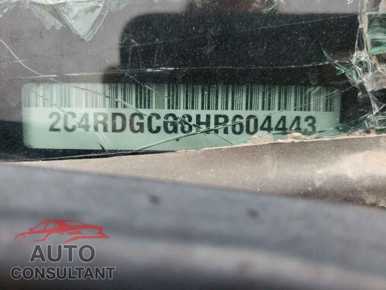 DODGE GRAND CARA 2017 - 2C4RDGCG8HR604443