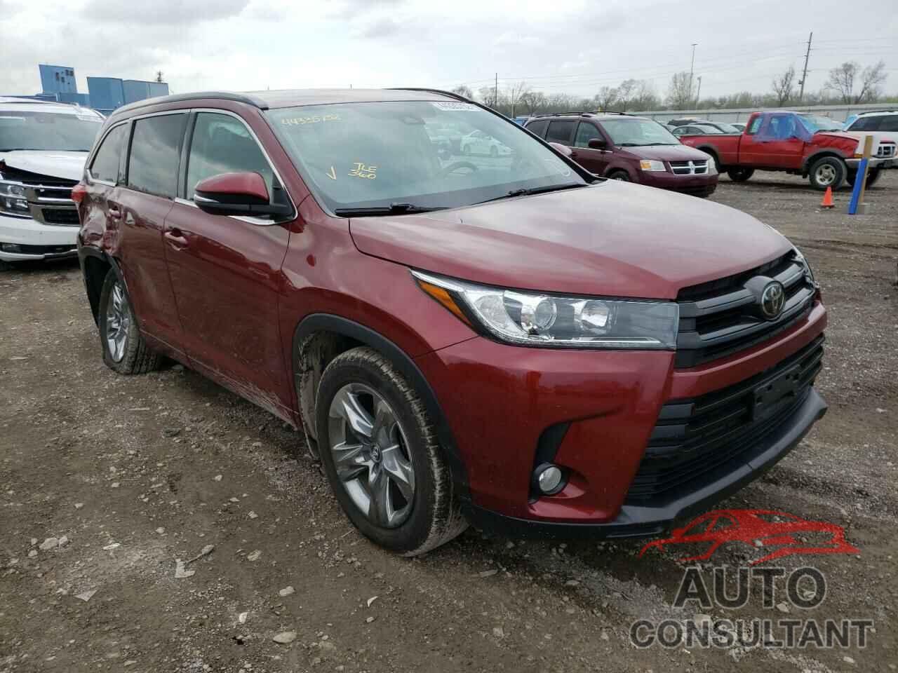 TOYOTA HIGHLANDER 2018 - 5TDJZRFH7JS813796