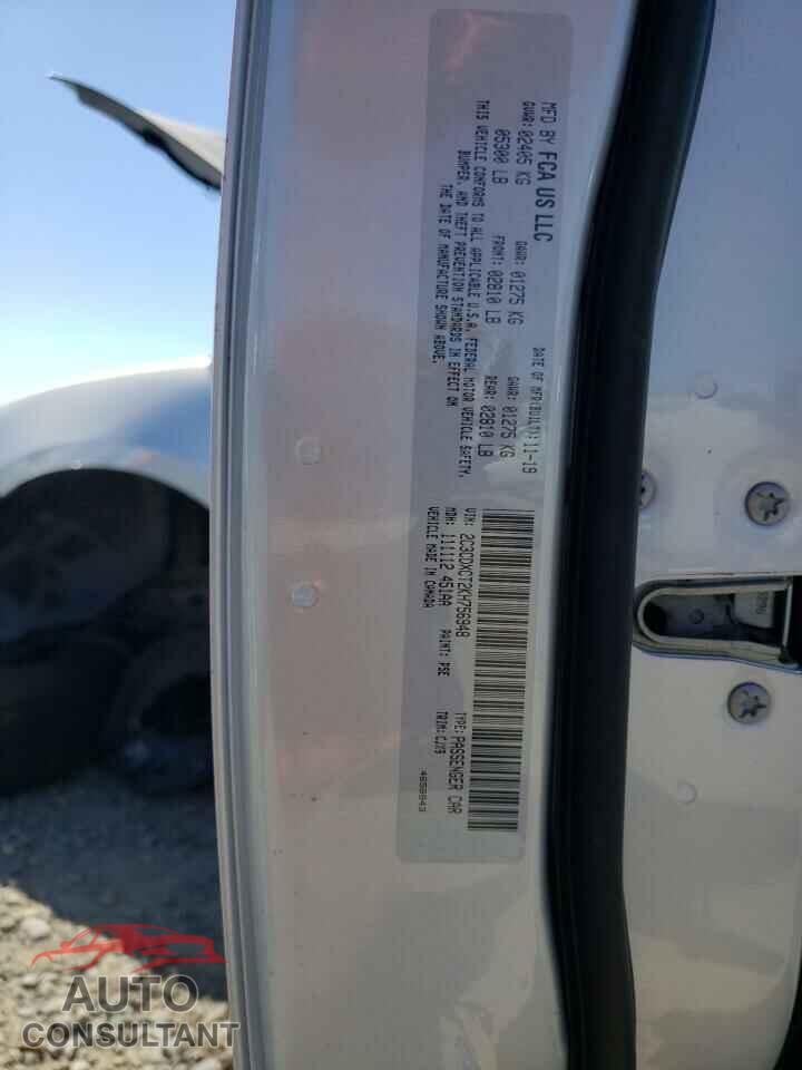 DODGE CHARGER 2019 - 2C3CDXCT2KH756948