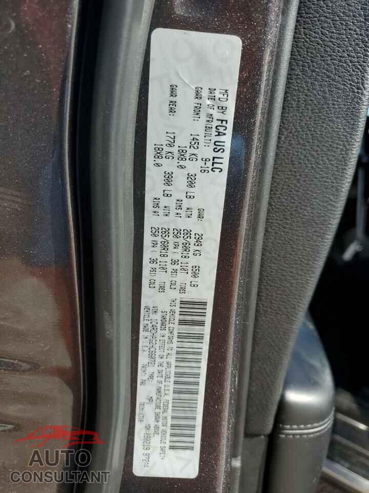 DODGE DURANGO 2017 - 1C4RDHAG2HC660721